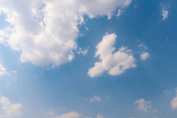 blue sky with cloud