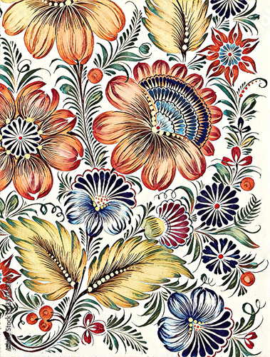 malarstwo-petrikovki-kolorowy-obraz-kwiat-z-liscmi-tradycyjne-malarstwo-ukrainskie