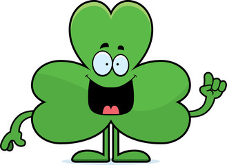 Sticker - Cartoon Shamrock Idea