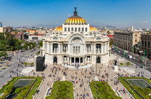 Palacio De Bellas Artes Or Palace Of Fine Arts In Mexico City