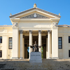 Canvas Print - The University of Havana in Cuba