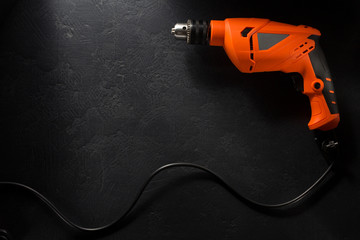 Wall Mural - electric drill with cord