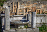 Fototapeta Paryż - ruins of Arsinoe spring in ancient Messina, Greece