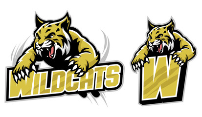 jumping wildcat