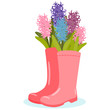 © alinabel - Vector illustration with flower pot