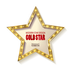 Wall Mural - retro star template