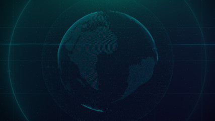 Abstract futuristic digital technology background