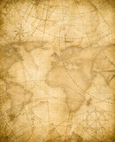 Fototapeta Mapy - aged pirates treasure map background