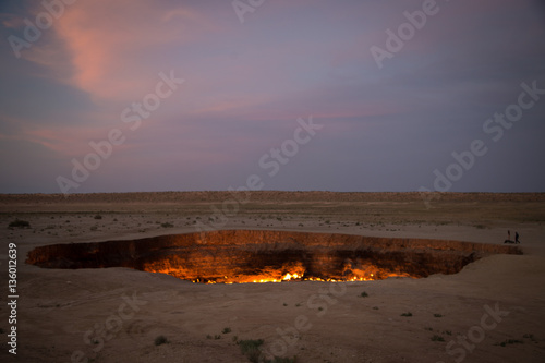 Derweze Gas Crater Known As The Door To Hell Turkmenistan