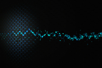 Cyber Honeycomb background