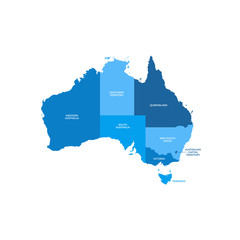 Australia Regions Map