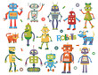 Set of vector robots