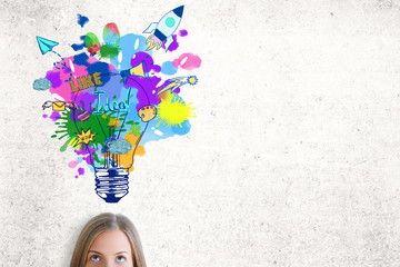 Aufkleber - Creative ideas concept