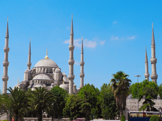 The minarets of Sultanahmet.