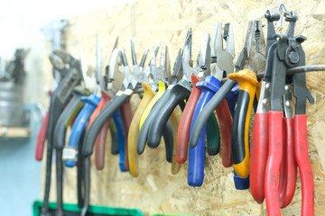 Wall Mural - Set of different tools