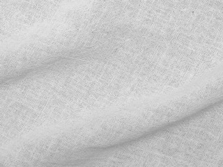 Sticker - Crumpled white fabric texture