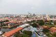 Aerial view of Melaka in Malaysia