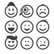© bagotaj - Emoticon Set with Different Expressions