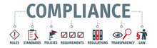 Banner Compliance Concept English Keywords