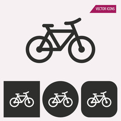 Poster - Bicycle - vector icon.