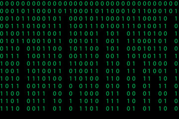 seamless pattern with binary code