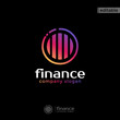 circle finance logo. modern eye catching logo