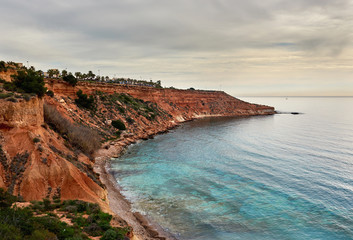 Sticker - Rocky coast of Dehesa de Campoamor. Spain