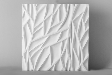 3d pannel,  gypsum relief