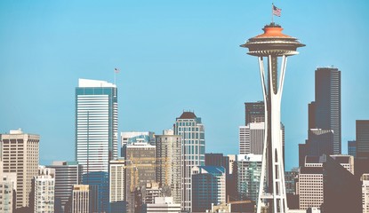 Wall Mural - City of Seattle Skyline
