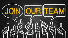 Join Our Team.thumbs Up On Blackboard