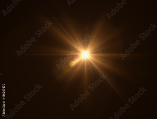 Photographie lighting warm flare