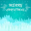© longquattro - Blue Christmas background