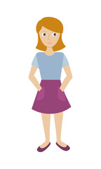 Wall Mural - Female Worker of Cleaning Company in the Uniform
