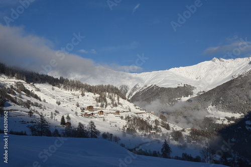 Paese Di Montagna Con Neve Nevicata Nevica Case Di Montagna Monti Inverno Freddo Buy This Stock Photo And Explore Similar Images At Adobe Stock Adobe Stock