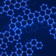 © vladystock - Abstract molecular structures DNA. Technology background. Vector