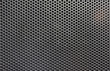 Steel grating of loudspeaker ,full frame black grid of a speaker texture