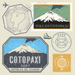 © Flavijus Piliponis - Post stamp set with the Cotopaxi Volcano