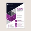 © boyphotodesign - Corporate business annual report brochure flyer design. Leaflet cover presentation. Flier with Abstract geometric background. Modern publication poster magazine, layout template A4 flyer