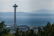 View of famous symbol of Seattle - Space Needle