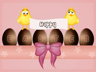 Wall Mural - happy Easter