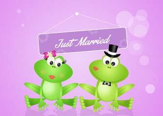 Poster - Wedding of frogs