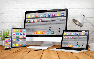 Wall Mural - multidevices