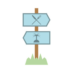 Poster - signal route icon image design, vector illustration