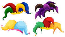 Jester Hats In Different Colors