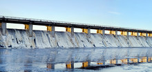Frozen In The Ice Dam