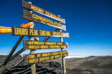 Uhuru Peak, Mount Kilimanjaro, Tanzania