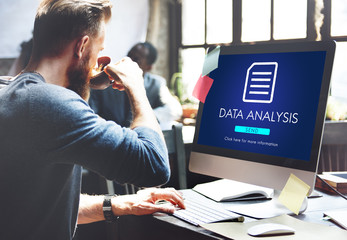 Wall Mural - file database cloud network concept
