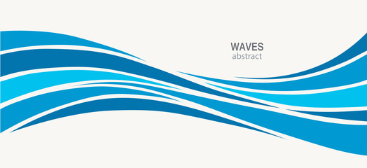 water wave logo abstract design