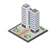 Modern Office Isometric, Suitable for Diagrams, Infographics, Illustration, And Other Graphic Related Assets