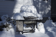 BBQ Grill In The Snow